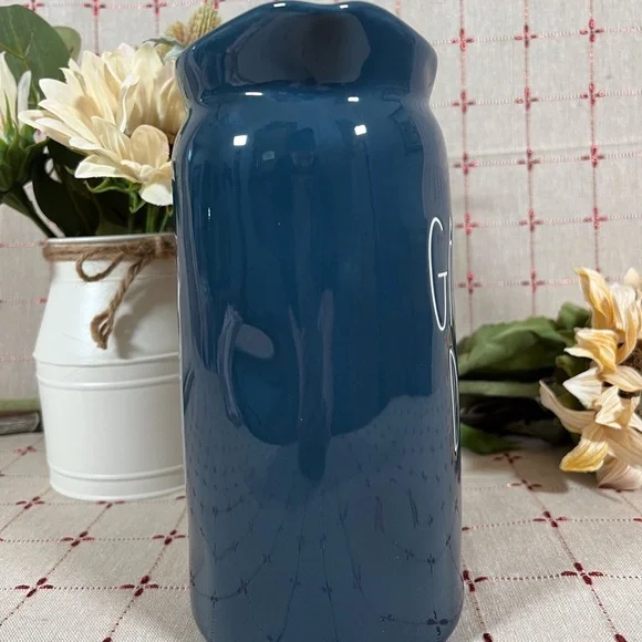 Rae Dunn Artisan Collection by Magenta Blue Game Day Pitcher New in Orig… - Picture 5 of 8